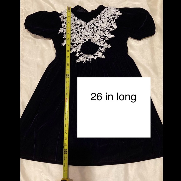 Vintage 1993 EUC (wore 1x) Jessica McClintock (made from pattern) Girls size 5 - Picture 15 of 15